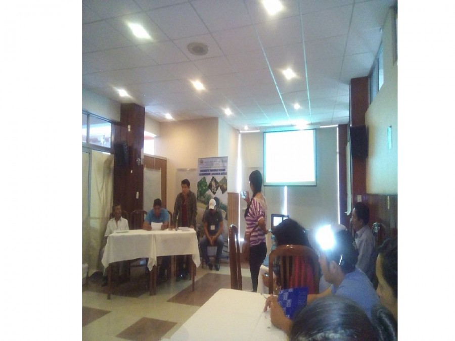 Reuni&ograve;n con el Ministerio de Medio Ambiente y Agua y la APG. Asamblea del Pueblo Guarani